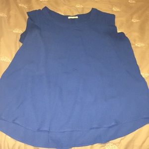 Royal blue blouse